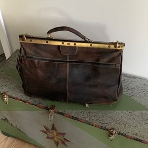 Brown Leather Men's Bag